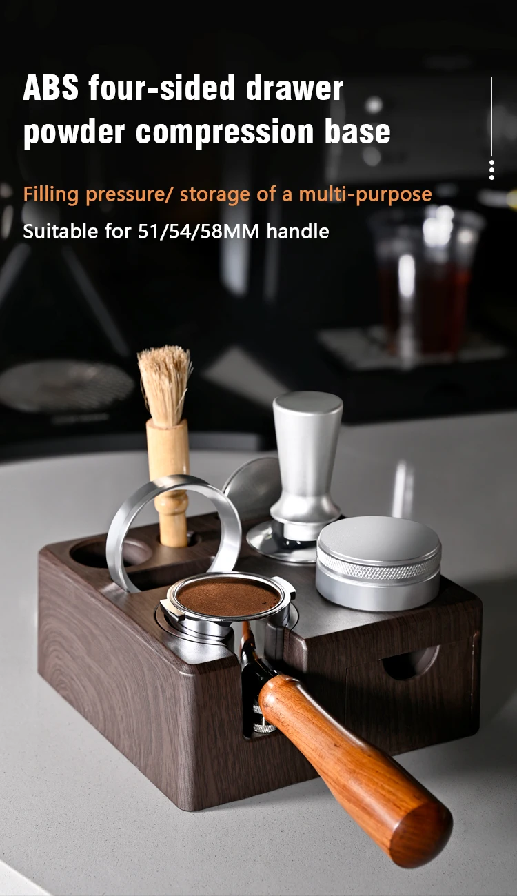 Kaffee Tamper Station Siebträger Halter 51mm 54mm 58mm Universal Für Delonghi Breville Espresso Zubehör Barista Werkzeug – Detail 4