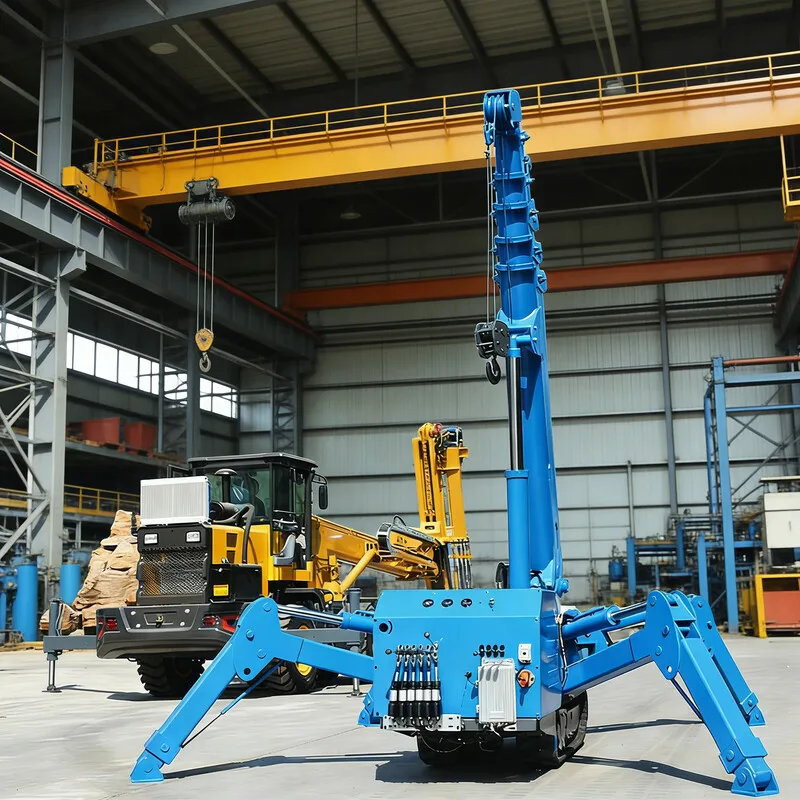 Customized 3T Mini Crawler Spider Crane – Hydraulic, Telescopic Boom, for Indoor Mall & Decoration, Narrow Space, Factory Direct
