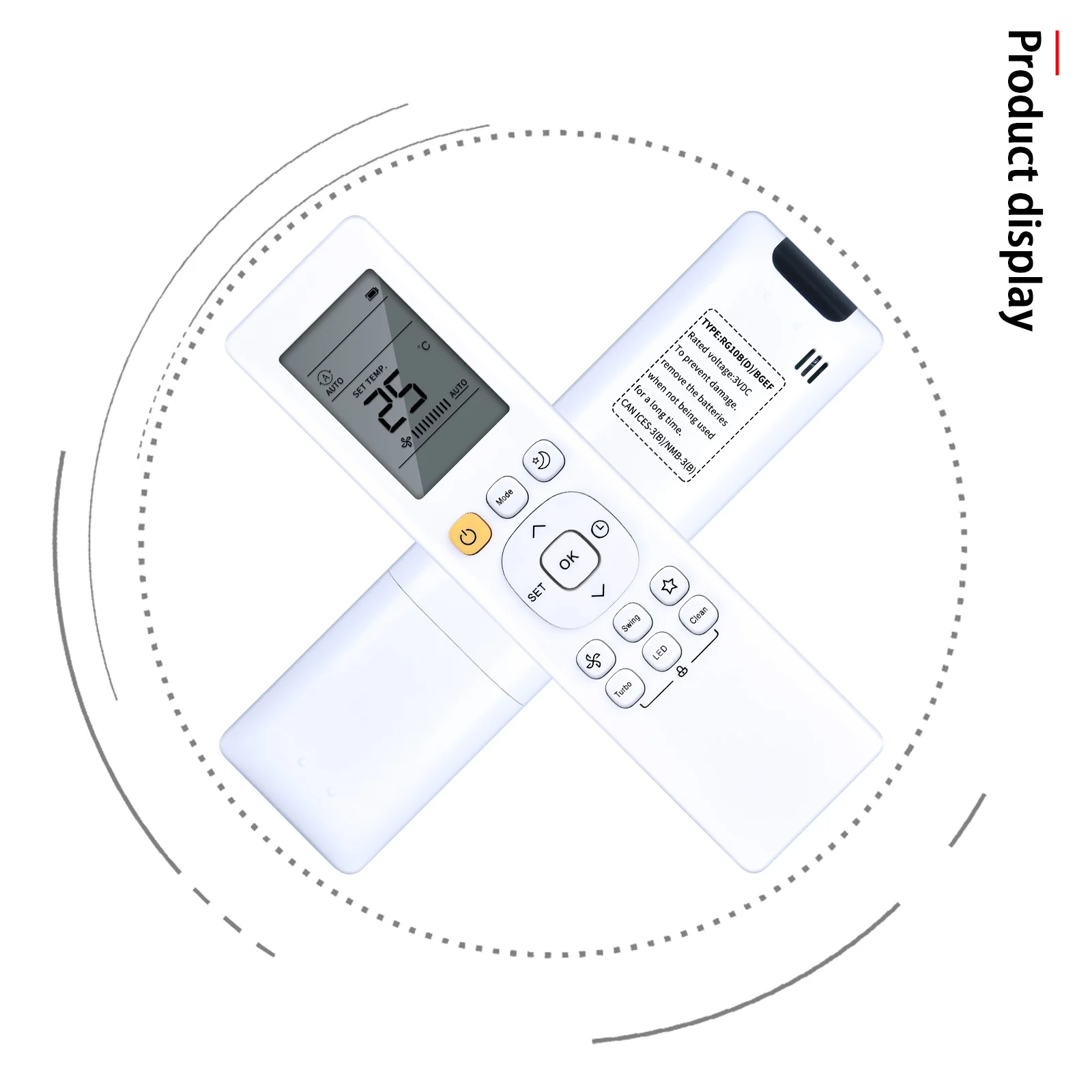 미디어 에어컨용 RG10B(D)/BGEF 리모컨, RG10B1(D)/BGEF, 신제품