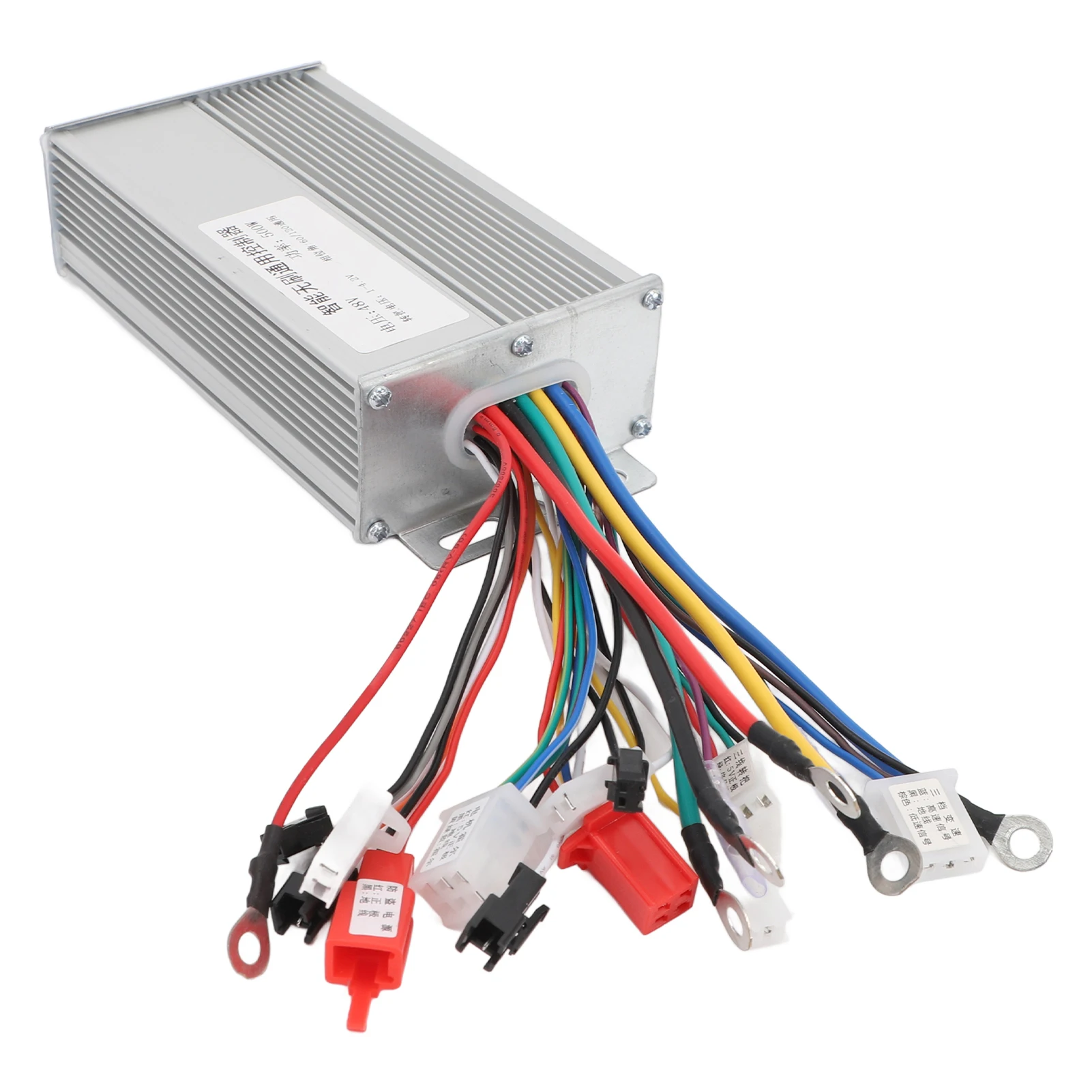 48V 500W Brushless Motor Controller, Aluminum Alloy, Waterproof, Universal Phase Angle for Electric Bikes, Scooters, Tricycles