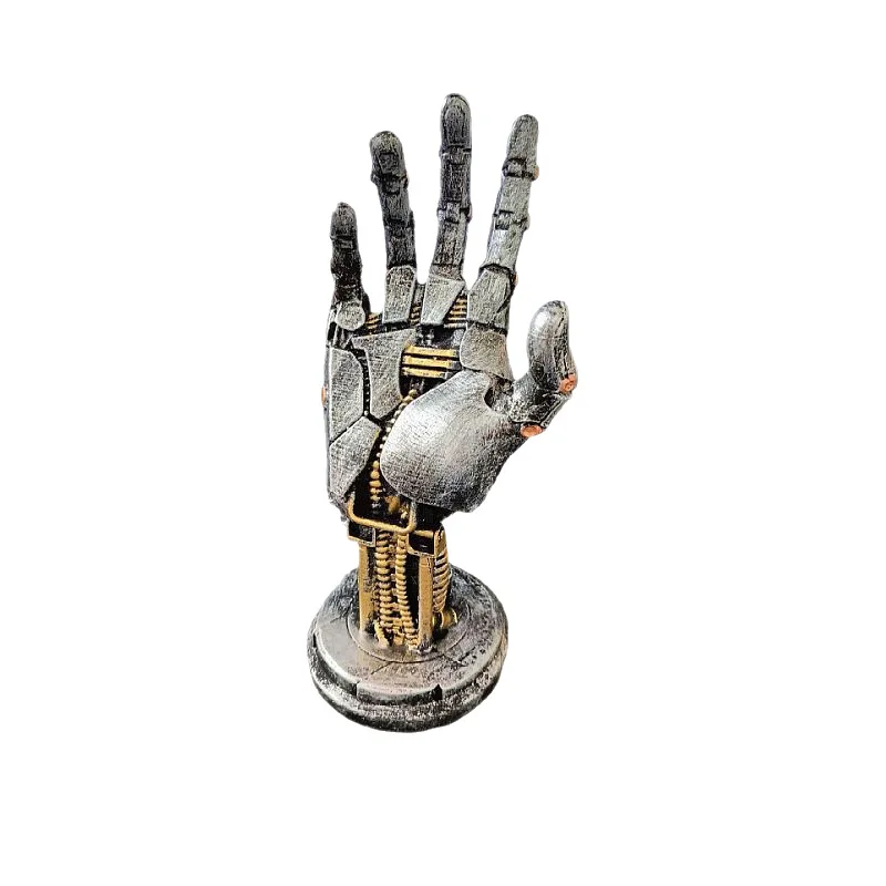 Mechanical Hand Game Controller Stand Stylish Desktop Resin Ornament Creative Gift for Gamers