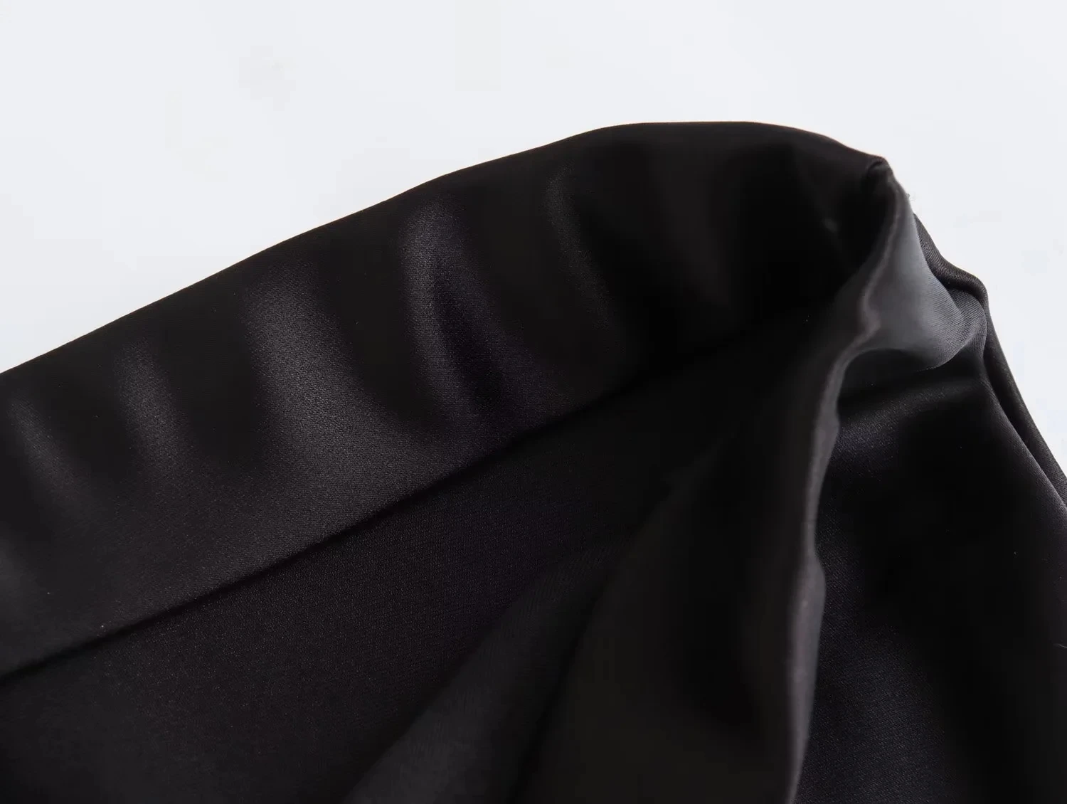 KONDALA Vintage Satin Einfarbige Lange Röcke Damen Hohe Taille Elastische Seidige Röcke Mode 2025 Frühling Elegante Gerade Röcke – Detail 7