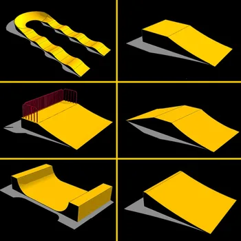 스케이트보드 BMX 밸런스 카 사이트 소품, 랜드 서핑 레이스 트랙 램프 시작 플랫폼, 펌프 트랙 웨이브 수직 램프 플랫폼  Best5