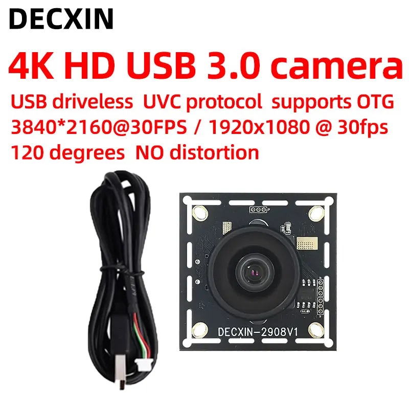 4K HD USB 3.0 Camera Module 8MP IMX415, Which Is Used for Live Broadcast and Video Conference Without Driving.