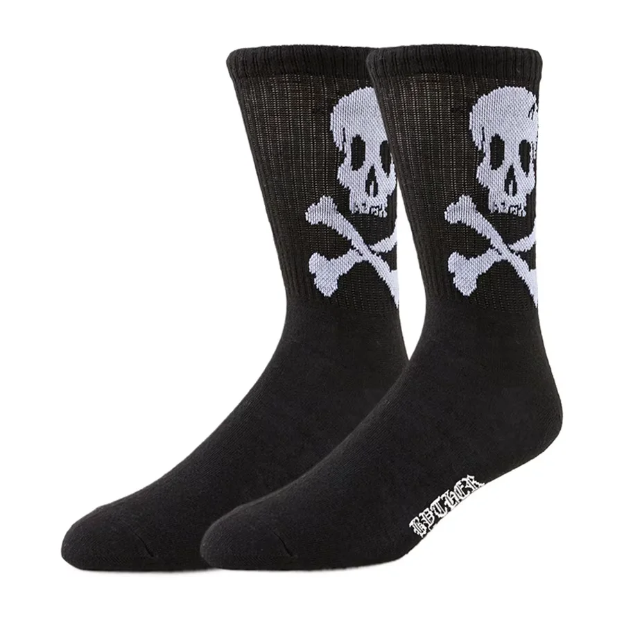 Мужчины Женщины Череп Трубка Носки Счастливые Носки Уличная Мода Дизайнер Хип-Хоп Забавные Новинки Платье Носки Теплые Комфортные Зимняя Повседневная Одежда