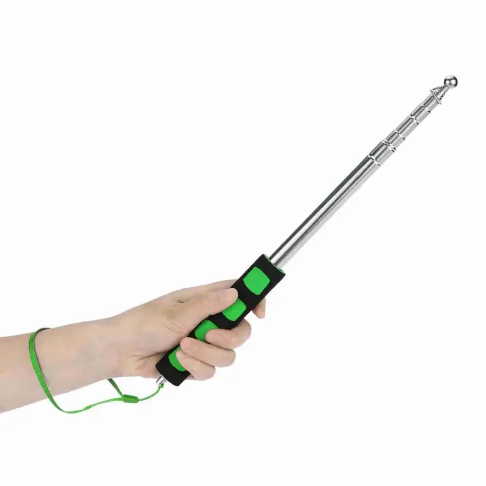 1.2m Sturdy Flag Pole Easy to Carry Telescopic Flagpole Non-slip Handle Portable Handheld Flag Pole Teaching Pointer Stick