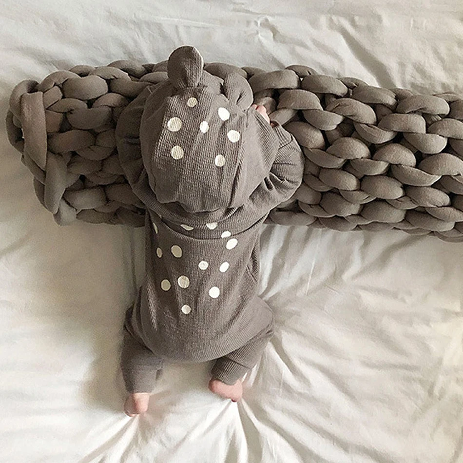 ربيع الخريف للجنسين طفل لطيف ب - مراجعة Cotton Baby Onesies Zipper وسعره