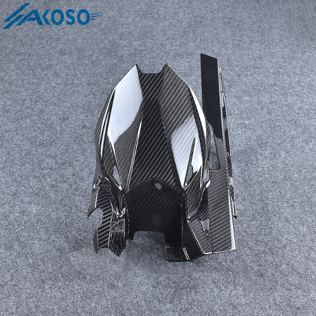 3K Dry Carbon Fiber Motorcycle Rear Fender Mudguard Splash Guard Cover For Kawasaki Ninja ZX-25R 2020+ 2022 2023 2024