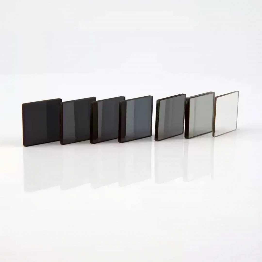 Neutral Density Filter 10*10mm Square Absorptive ND Filter 5% 10% 20% Transmittance 400-700nm Lab Optical Glass Attenuator