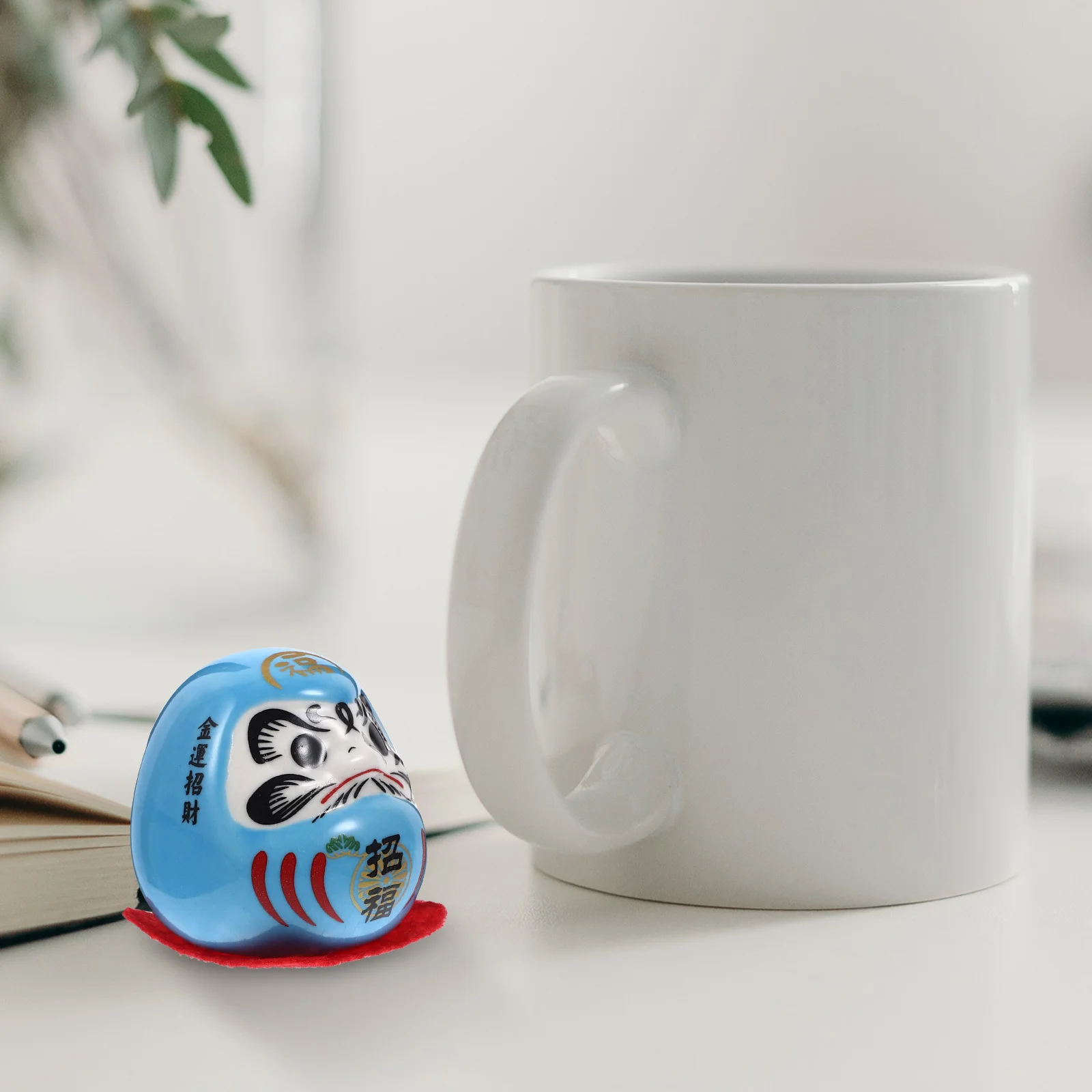 تمثال ثروة من السيراميك بتصميم ياباني تقليدي لسطح المكتب ديكور داخلي للسيارة إكسسوارات منزلية ساحرة فريدة من نوعها #6