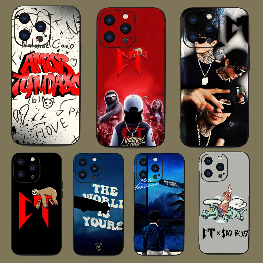 Raper Natanael Cano Phone Case For Iphone 15 11 13 14 Pro Max 7 8 Plus X Xr Xs Max Se2020 12mini Cover Case