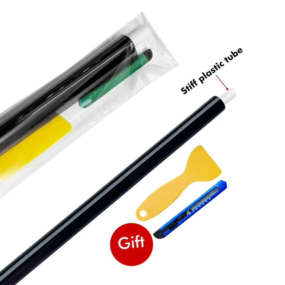 1 Rolle 50x3m Schwarze Autofenster-Tönungsfolie Glasaufkleber VLT 1%-70% Sonnenschutz Fenstertönung Solar-UV-Schutzfolien Aufkleber – Detail 12
