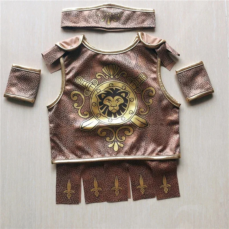 

CyGladiator египетские арабские воины детские костюмы для косплея на Хэллоуин и Рождество 0-3 лет детский боди для фотосессии на день рождения