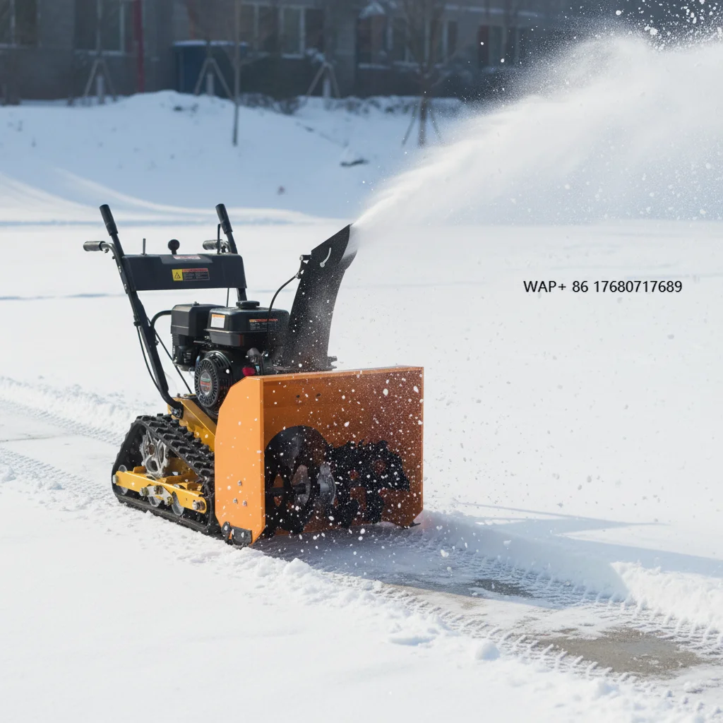 High Efficiency Remote Control Snow Blower YG212-60 Tracked Snow Thrower Municipal Machinery