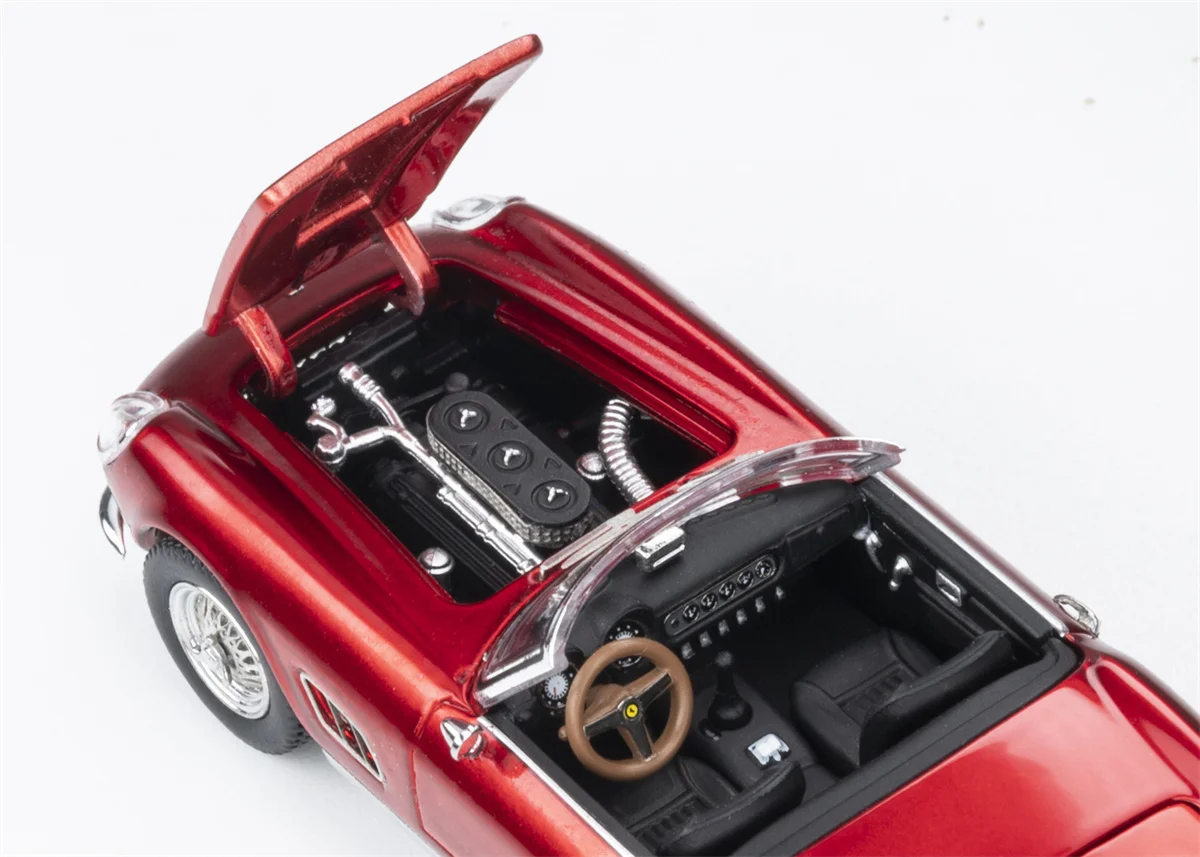 金属製の車のコンバーチブルSWB,gfcc 1:64 1960 250gt,特別版,モデルコレクション,趣味のおもちゃ