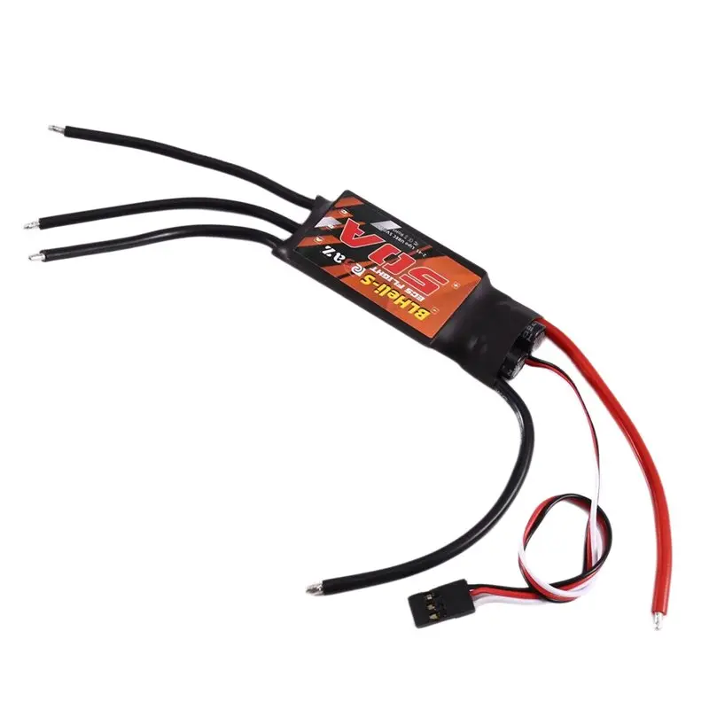 

Бесщеточный регулятор скорости MACH-Blheli RC 50A для квадрокоптеров, авиамоделей, самолетов с фиксированным крылом, многоосных FPV RC дронов