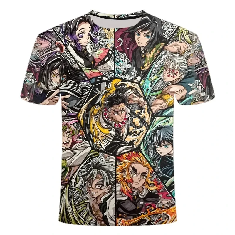 2025-26 Verano Venta caliente nuevo de manga corta Anime Naruto elementos periféricos estilo niños y niñas niños adultos mangas cortas