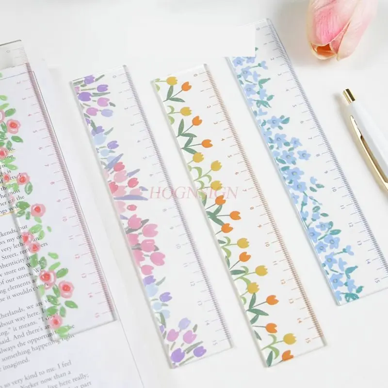 

1 шт. прозрачная линейка, сад террасы, канцелярские принадлежности для начальной школы, высокое эстетическое значение, масштабная линейка, сетчатая линейка, линейка