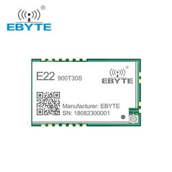 LoRa 868MHz 915MHz 1W Wireless Transmitter and Receiver RF Module UART 30dBm 10km Long Range SMD EBYTE E22-900T30S