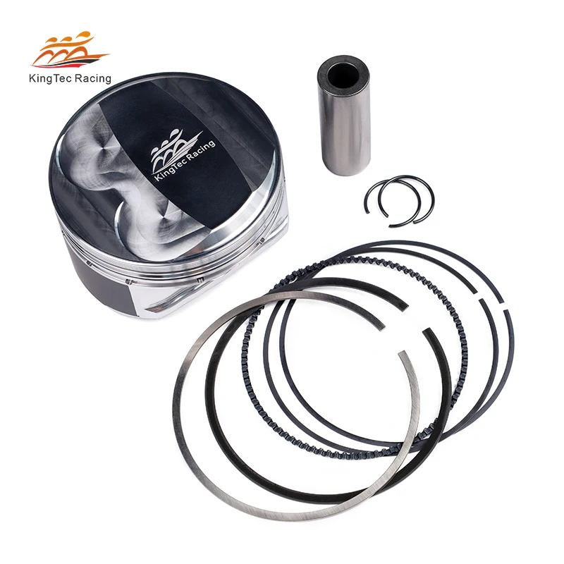 KTC Racing S65 S65B40 S65B44 Forged 4032 Aluminum Pistons for BMW 2008-2013 BMW E90 E92 E93 M3 Performance Parts with Rings Pins