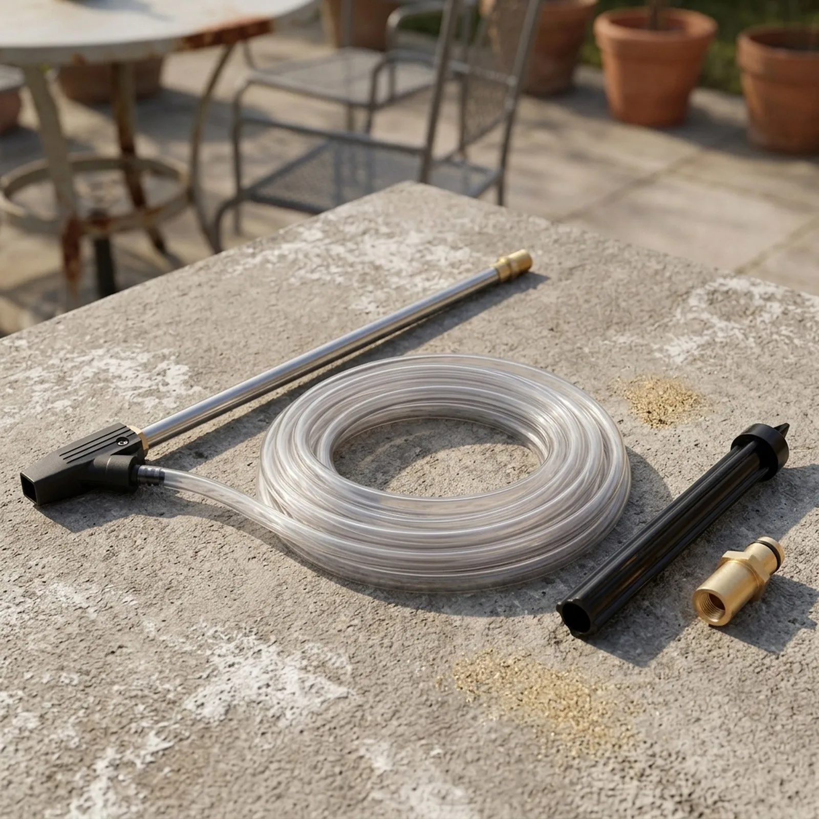 Sand and Wet Blasting Kit for Nilfisk For Gerni Pressure Washers Including Adapter Hose Suction Pipe and PA Nozzle Assembly