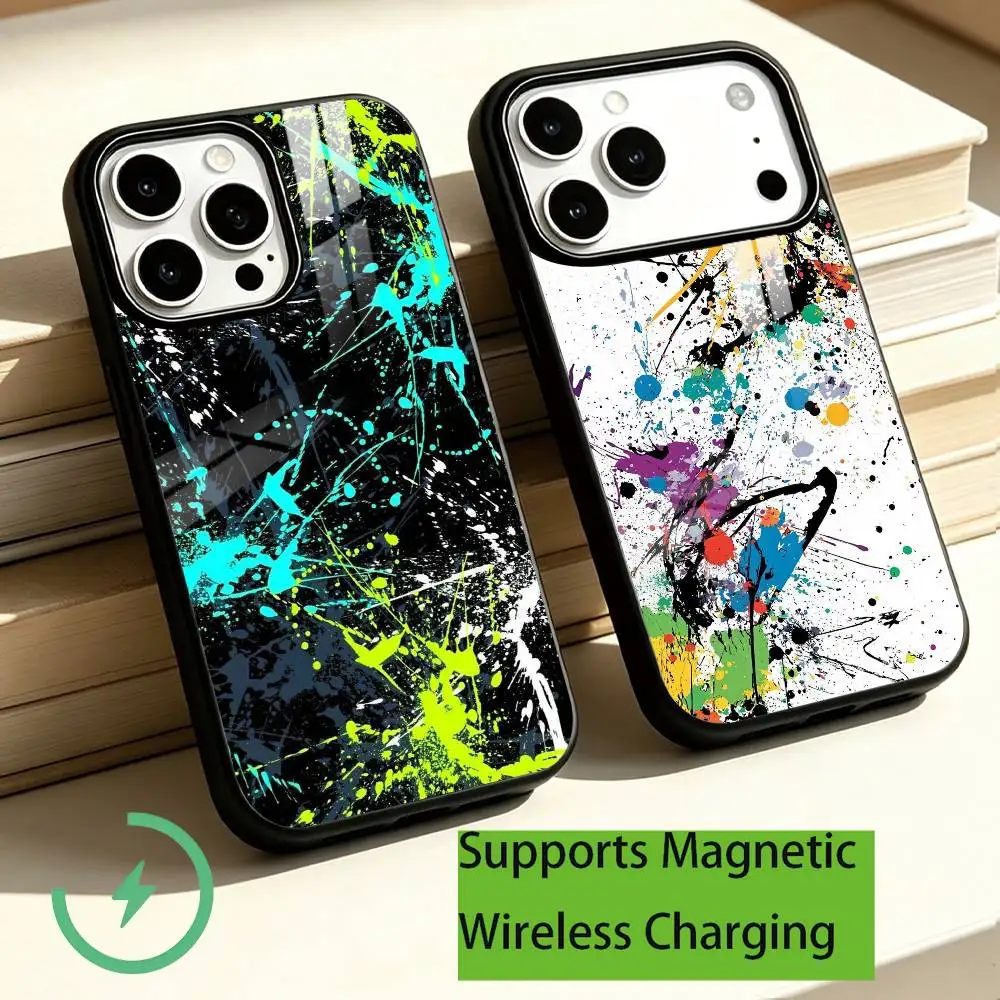 Street Graffiti Art Phone Case For iPhone18,17,16,15,14,13,12,11 Plus,Pro Supports Magnetic Wireless Charging Gift
