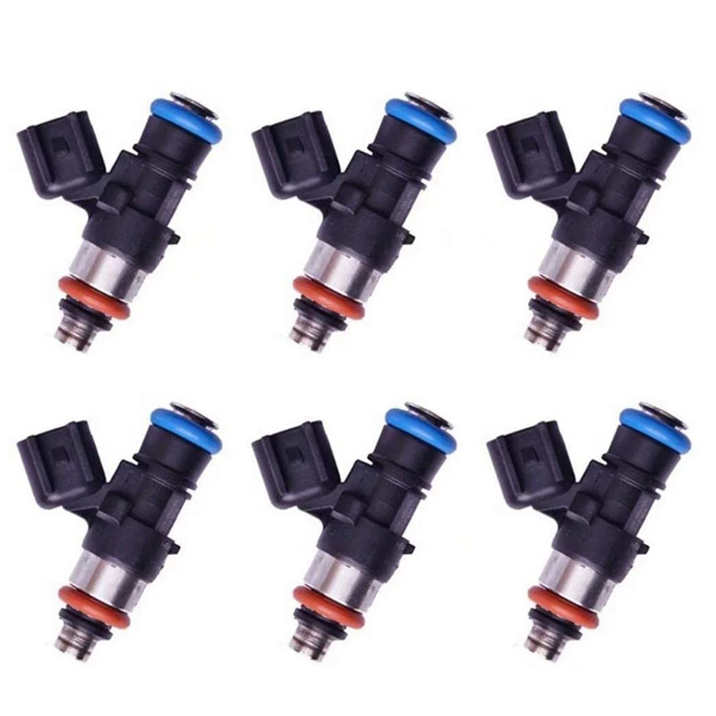 6Pcs/Lot Fuel Injector Nozzle For Ford Edge Explorer Flex Mustang 3.5L-3.7L Lincoln MKT MKX Continental 3.7L 0280158191