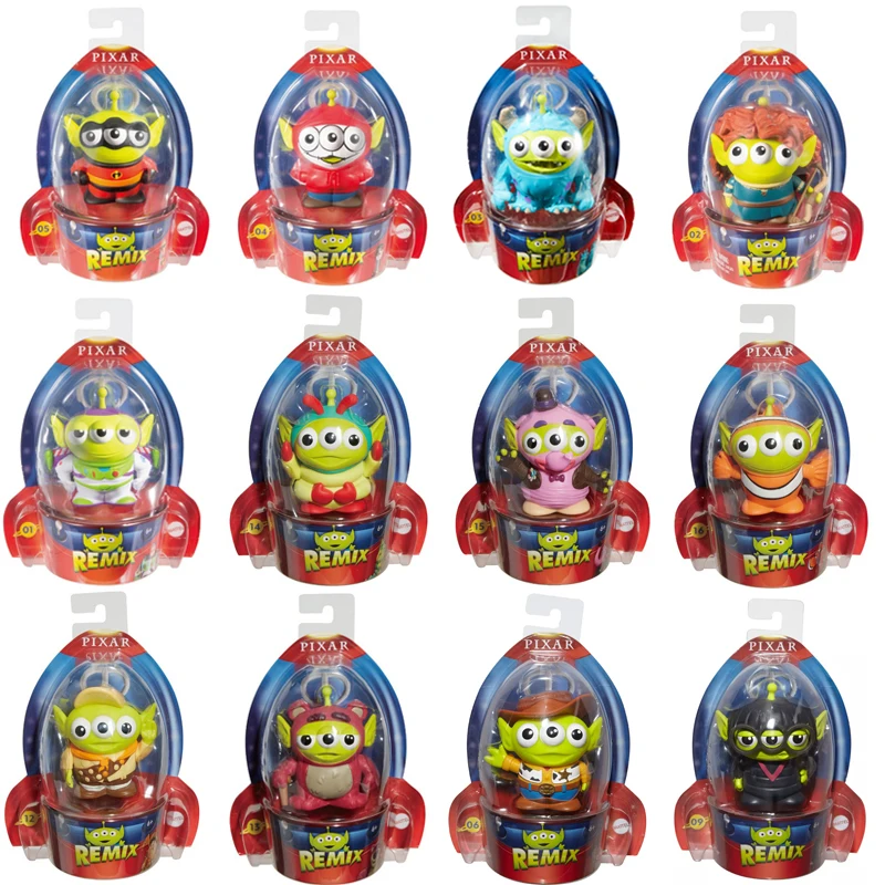 

Original Pixar Animation Cross-Dressing Modeling Mini Alien Series Model Toy Story Buzz Lightyear Toys Children Collection Gifts