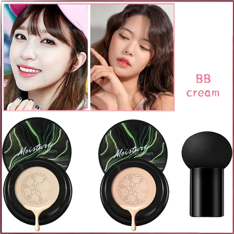 CC Creams  Mushroom Head Air Cushion Foundation Makeup Skin Whitening Moisturizing Face Base Concealer BB Cream Cosmetics makeup