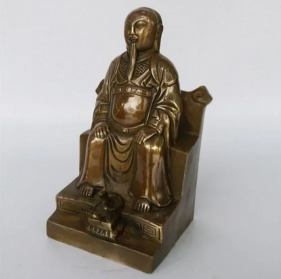 God statue brass Tati Xuanwu statue ornaments