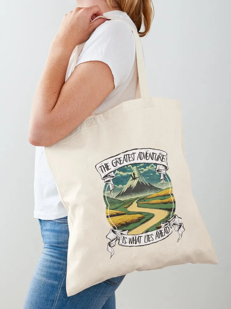 

The Greatest Adventure is What Lies Ahead - Lonely Mountain - Fantasy Tote Bag Women's shopping bag cloth bag woman