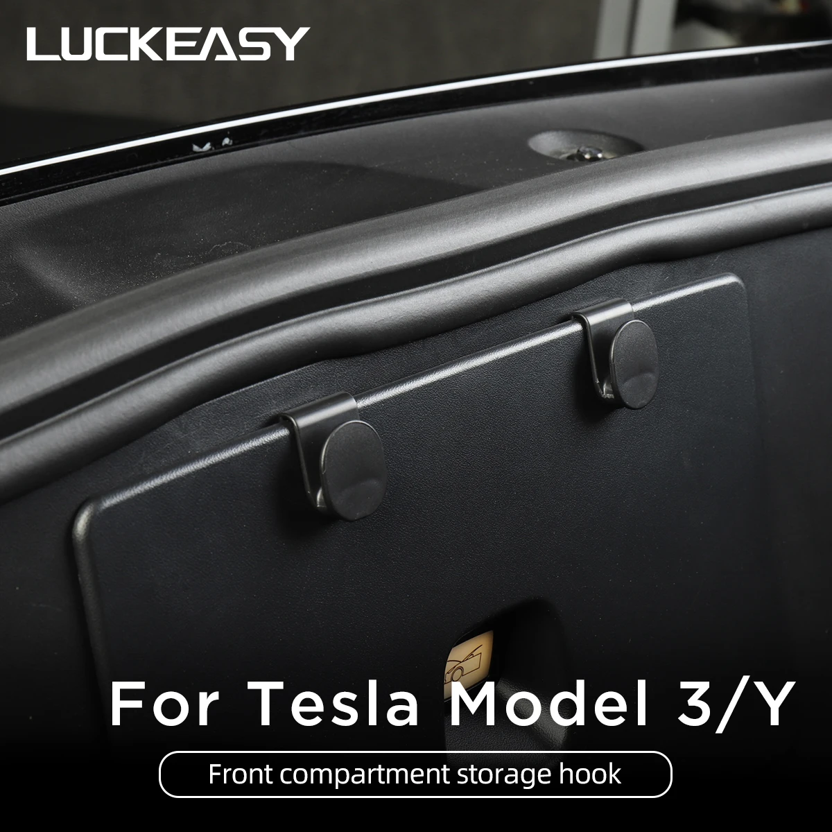 

UCKEASY For Tesla Model 3 Y 2023 Front Spare Box Storage Hook Model3 Front Trunk Box Functional Car Interior Accessories