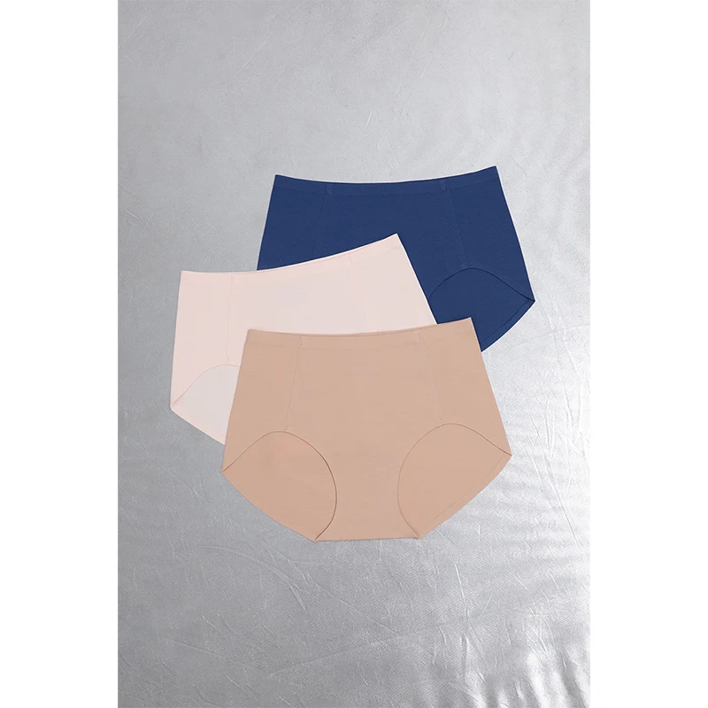 

Tagkita Women's High Waist Breathable Elastic Boxer Briefs Summer New Arrival Seamless Comfortable Underwear Flat Angle Pants