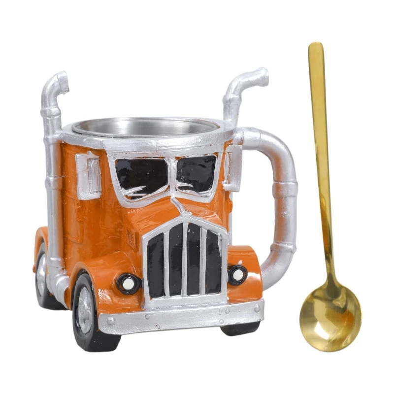 

Beer Wine Cup Handcraft Truck Coffee Mug Unique Truck Shape Coffee Cup Drinking Cup Desktop Car Ornament Enduring
