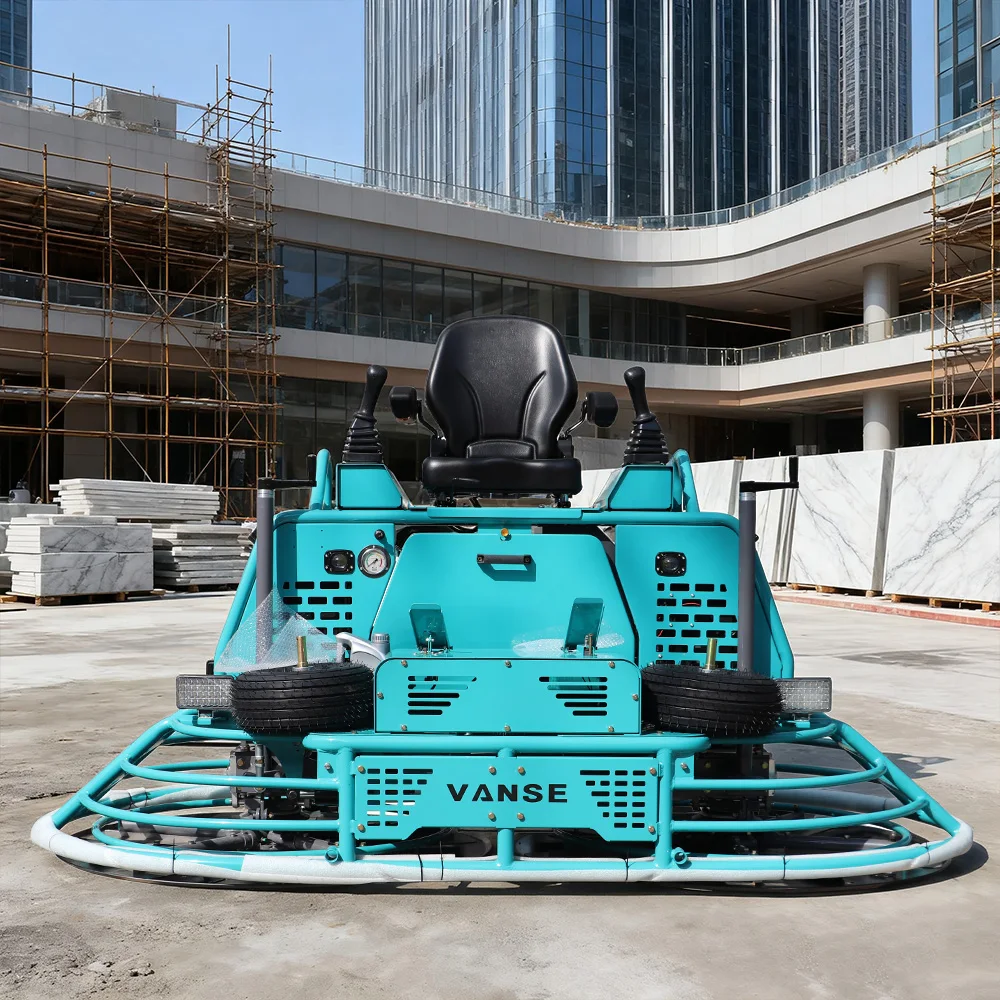 46inch Double Disc Hydraulic Ride On Power Trowel Engine Driven Concrete Floor Polishing Machinery
