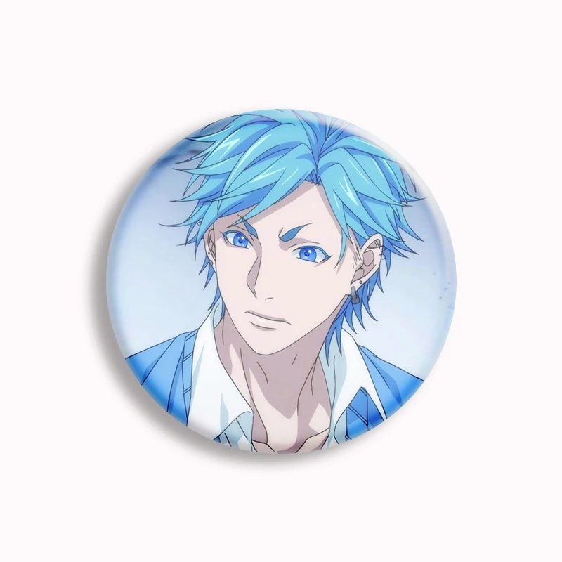 Pin de botón de Anime Yarichin B Club, lindo Yuri Ayato Tamura Yui, broche divertido, insignia de bolsa, accesorios de decoración, fanáticos, coleccionan amigos, regalo