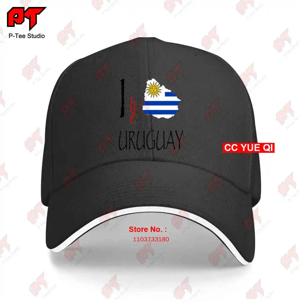 I Love Uruguay Cool Novelty Baseball Caps Truck Cap H07Q