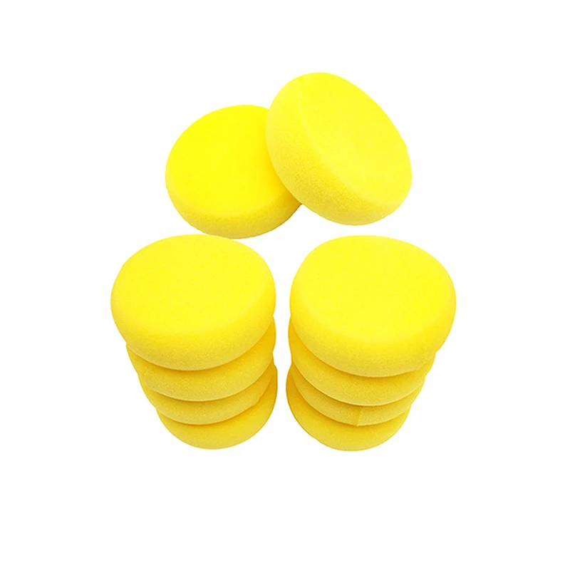 10/20Pcs Round Shape Ceramic Sponge Throwing Water Cleaning Clays Painting Absorbing Foam Pottery Sculpture Clay Foam Tools