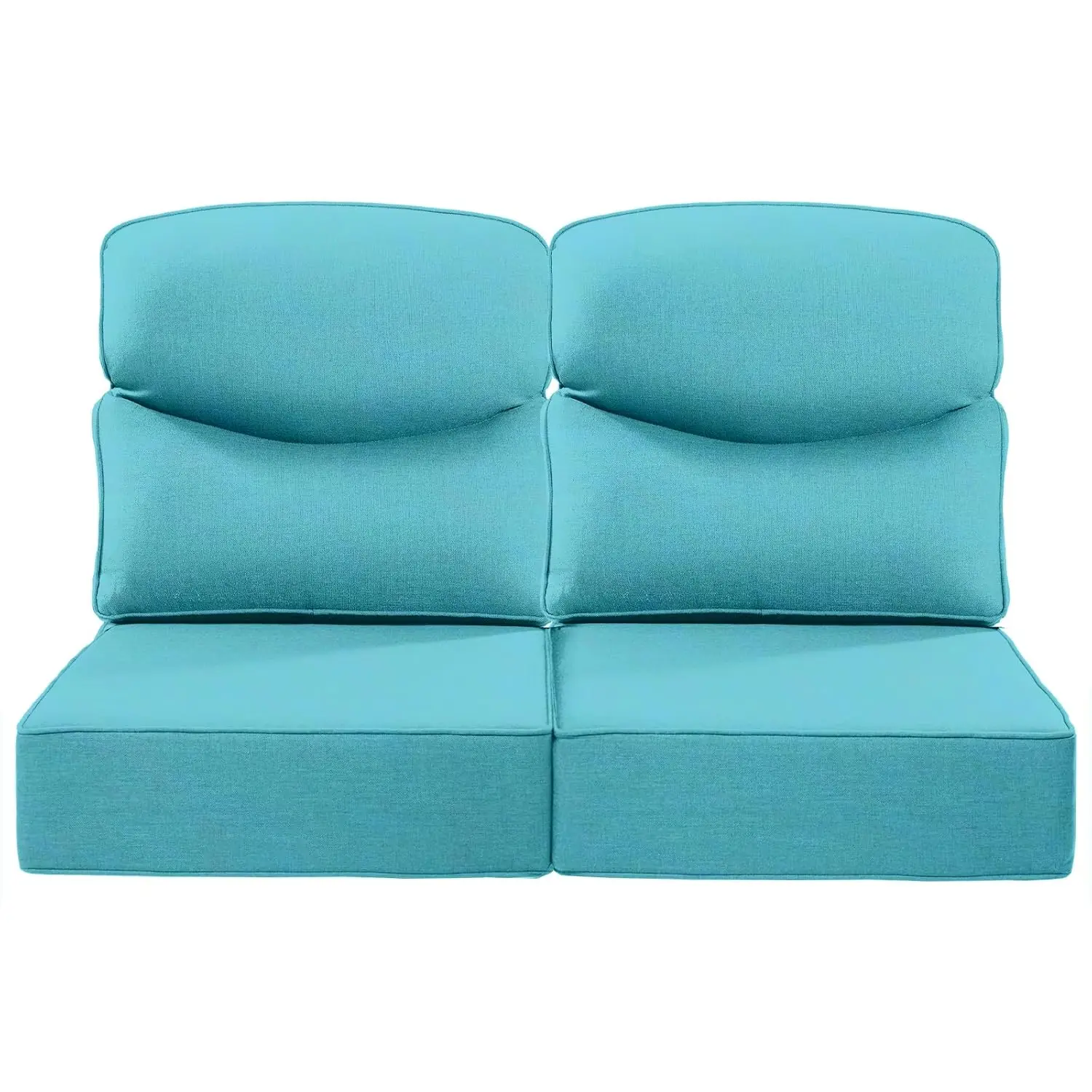 

Комплект из 2 водонепроницаемых подушек для сидений 24x24x6 для уличных стульев, кушеток, диванов, на заказ