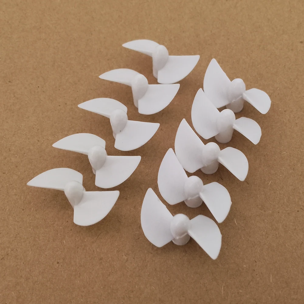 1Pair 5Pair RC Boat Propeller 21mm 2mm Left Right Hardened Nylon Prop for RC boat Toy Boat Motorboat DIY Small Boat Model