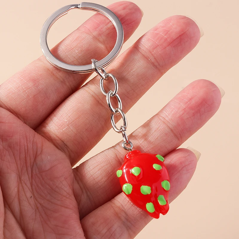 Niedliche Simulations-Gemüse-Schlüsselanhänger, Kunstharz, Lebensmittel, Mais, Charms, Schlüsselanhänger, Souvenir, Geschenke für Frauen, Männer, Autoschlüssel, Handtasche, Schlüsselanhänger – Detail 14