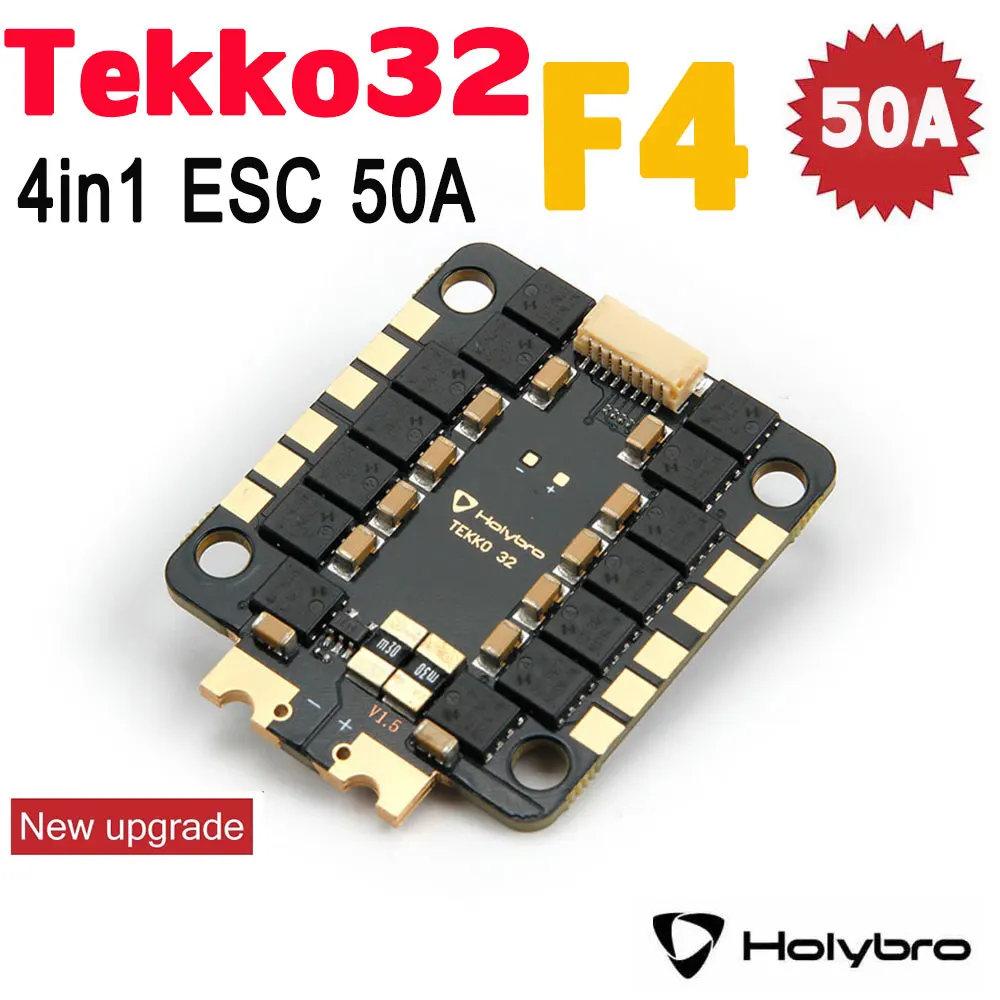 Upgrade Holybro Tekko32 F4 Metal 50A Blheli_32 3-6S 4 In 1 Brushless 30.5X30.5mm ESC for RC FPV Racing Drone