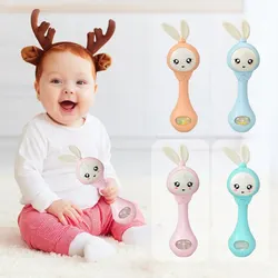 Baby Music Teether Rattle Toy for Child 0-12 Education Mobile Cot Kids Bed Bell Newborn Stroller Crib Infant Pacifier Weep Tear