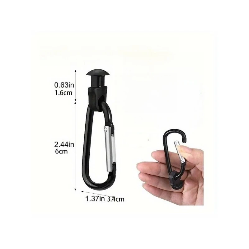 2pcs Creative Practical Key Holder Hooks Set Accessories For Bag Insert Charm Glasses Holder Connector Keychain Mountain Hiking