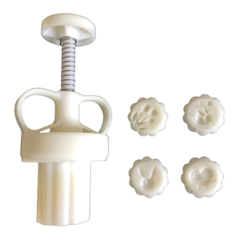 

Plastic Mooncake Stamps Rabbit Hand Press Mooncake Molds for Festival