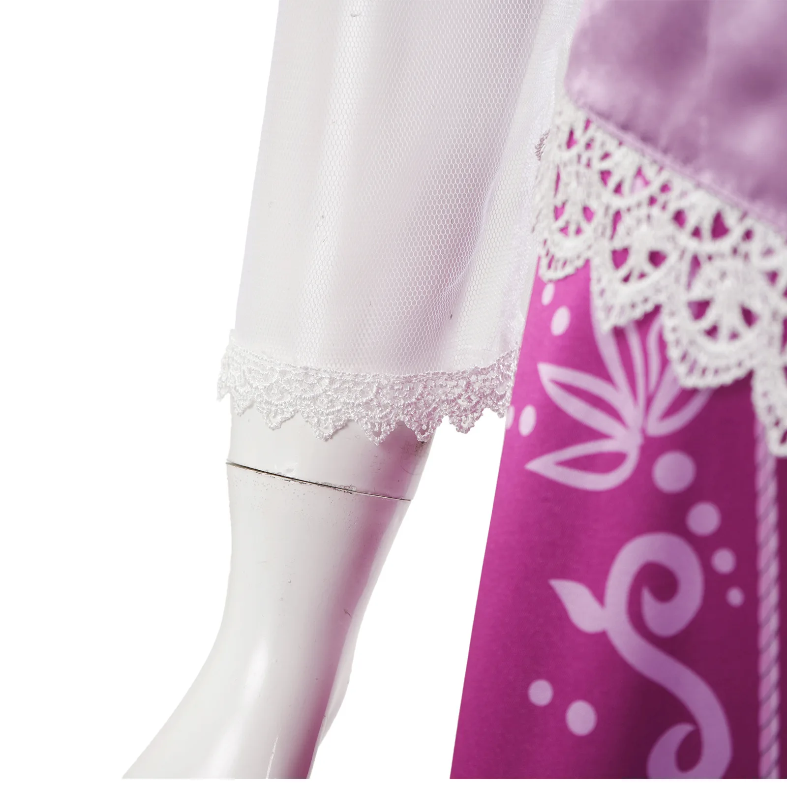 Tangled Rapunzel Women’s Long Hair Princess Cosplay Costume Women Party Fancy Satin Purple Princess Dress Halloween Carnival view 6
