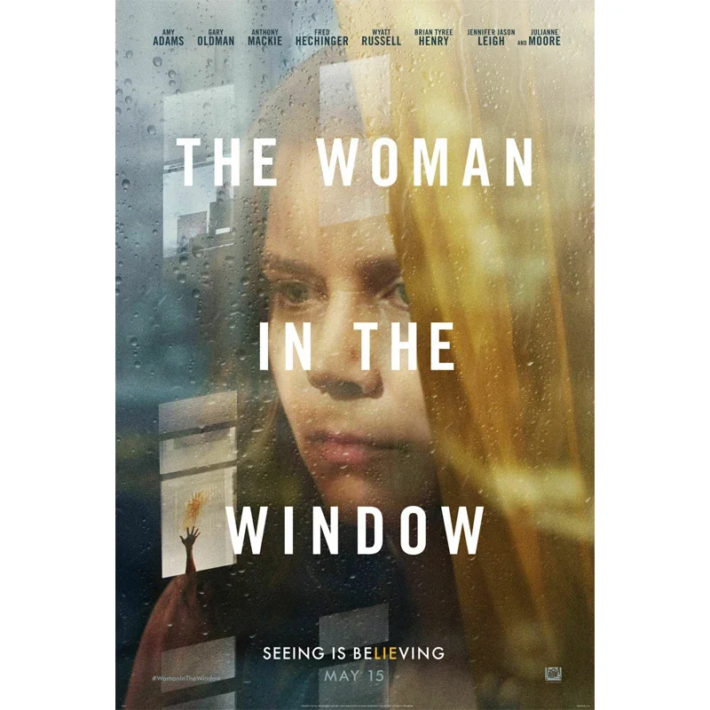 D0607 The Woman In The Window Movie Silk Fabric Poster Art Decor Indoor Painting Gift