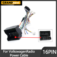 Grandnavi For VW Volkswagen 16PIN Android Car Radio MQB Power Cable Canbus Box Decoder Wiring Adapter