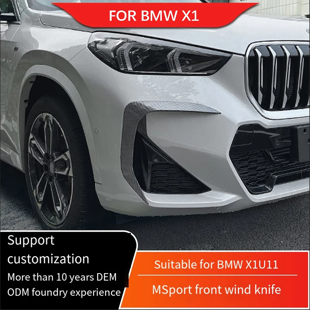 

Подходит для BMW X1 2023 + U11M спортивный передний воздушный нож автомобильное крепление выпускное отверстие модификация внешнего украшения