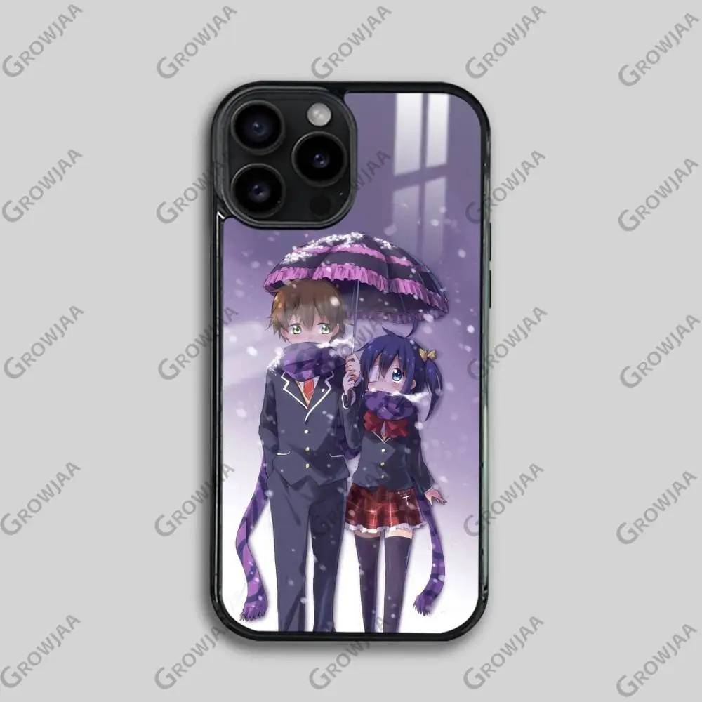 حافظة هاتف Love Chunibyo من الأوهام الأخرى لهاتف iPhone 16 15 14 13 Pro Max Plus غطاء شحن لاسلكي صغير مغناطيسي Magsafe